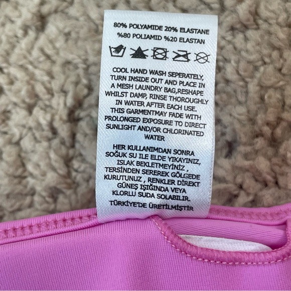 Plumeria Swimwear 'Trouble in Paradise' Strappy T-Back Bikini **TOP Size Large - Picture 7 of 15